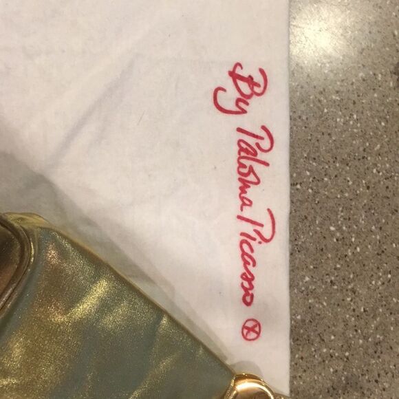 Plains  Picasso gold purse cross body - Picture 3 of 8